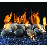 Peterson Gas Logs Decorative Terracotta River Rock Fyre Stones