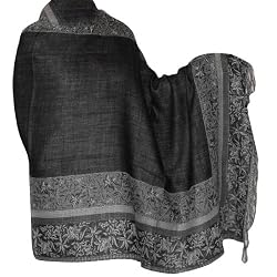 Jamavar Shawl Wool Jacquard Design 80 x 40 inches