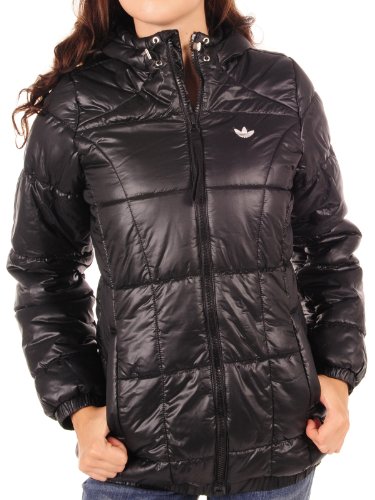 Adidas Damen Winterjacke AC Long Padded - Solids, black, 34, O58622