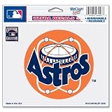 Houston Astros Retro Logo 5x6 Cling Decal