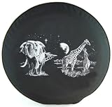 Image of 30" - 31" Jungle Scene Spare Tire Cover