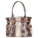 Trendy Python Print Handbag - Colors Available