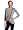 Pink Lotus Women's Cross Your Heart Wrap Jacket, Grey, X-Small