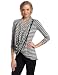 Pink Lotus Women's Cross Your Heart Wrap Jacket, Grey, X-Large