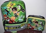 Ben 10 School Backpack and Lunchbox Set