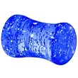 2 Gauge Blue Acrylic Glitter Saddle Plug