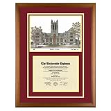 Boston College Massachusetts Diploma Frame with BC Lithograph Art Print