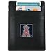 Los Angeles Angels of Anaheim Black Leather Money Clip and Business Card Holder