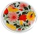 Peggy Karr Summer Blooms Glass Plate, 11-Inch Peggy Karr Summer Blooms Glass Plate, 11-Inch