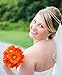 Tangerine Orange Daisy Bouquet - Bridal Wedding Bouquet