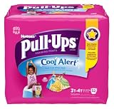Pull-Ups Training Pants with Cool Alert, Girls, 3T-4T, 52 Count