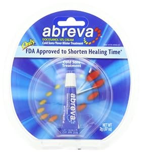 Abreva Cold Sore/Fever Blister Treatment, .07-Ounce Tube