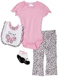 Vitamins Baby 4 pc Short Sleeve Pant Set