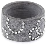 ZEFFIRA Clothilde Grey Natural Horn Ring Circl