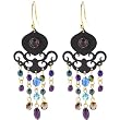 Holly Yashi Niobium Burgundy Bead Serena Earrings