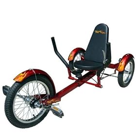 Triton Ultimate 3-Wheeled Cruiser - Red