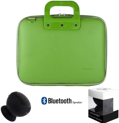 Microsoft Surface Pro 4 Executive Leather Carrying Shoulder Bag Messenger Bag + Black Bluetooth Suction Speaker