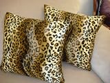 Cheetah Pillow in Gold & Brown.....20 x 20