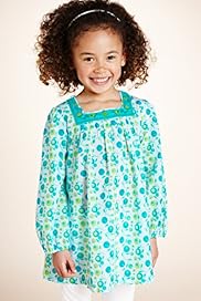 Pure Cotton Square Neck Spotted Swirl Kaftan Top