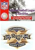 2004 St. Louis Rams 10th Anniversary Patch - Official NFL Licensed