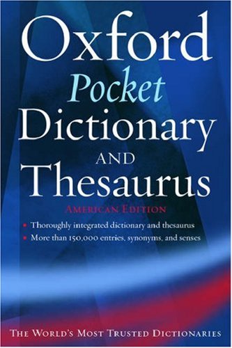 Oxford Pocket Dictionary and Thesaurus