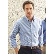 Eddie Bauer(エディー・バウアー) 長袖リンクルレジスタントブルースパターンシャツ