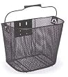 Black Mesh Front Bike Basket w/ Quick Release