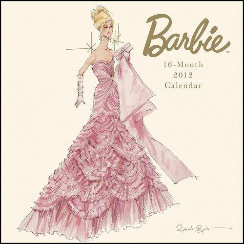Barbie 2012 Mini Wall Calendar
