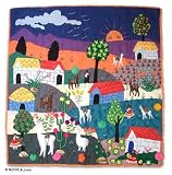 Review Novica  / Applique wall hanging, 'Andean Dusk'