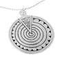 Heulsaf Yr Haf Sterling Silver Wealth Celtic Birth Charm Pendant for June 9 - July 1