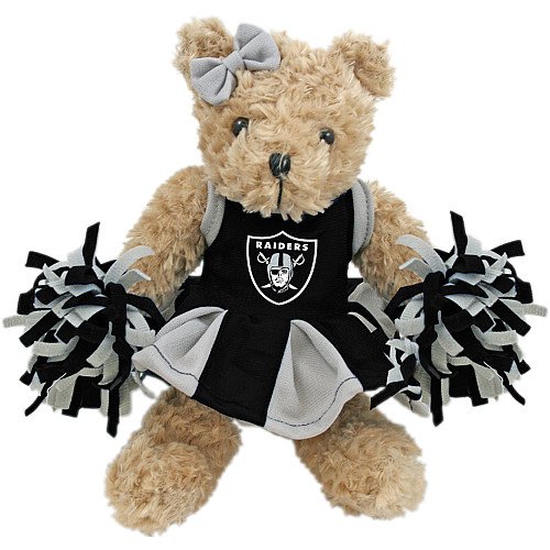 Champion Treasures NFL Oakland Raiders Cheerleader Bear
