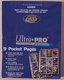 Ultra Pro 9 Pocket Pages Silver Series (100ct)