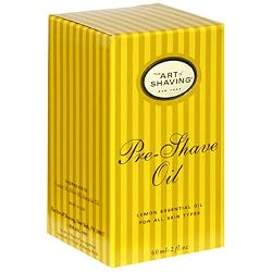 The Art of Shaving Pre-Shave Oil, Lemon Essential Oil, for All Skin Types, 2 fl oz (60 ml)