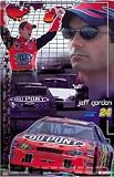 Jeff Gordon (With Car, Arms Up) Sports Poster Print - 24