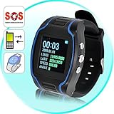 Pellor GPS Tracker Armbanduhr sportuhr Gsm Surveillance Spy-Tracking