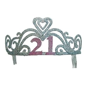 21st birthday glitter metal