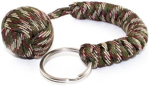 ATTACKTICAL - Paracord Monkey Fist Keychain in (Desert Camo)