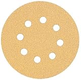 5 Pack DeWalt DW4306 5 8 Hole 220 Grit Hook and Loop Random Orbit Sandpaper 5 Sheets per Pack