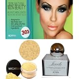 Mica Jewel Moisturizer Anti-Aging+Mineral Foundation 9gr MF4+Cala Lily Brush Set 70816+Aviva Nail Kit