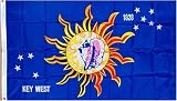 Conch Republic Key West Flag - 3 foot by 5 foot Polyester (NEW)