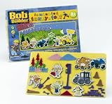 Review Toy Brokers  / Bob The Builder Laminated Fuzzy-Felt Character Set