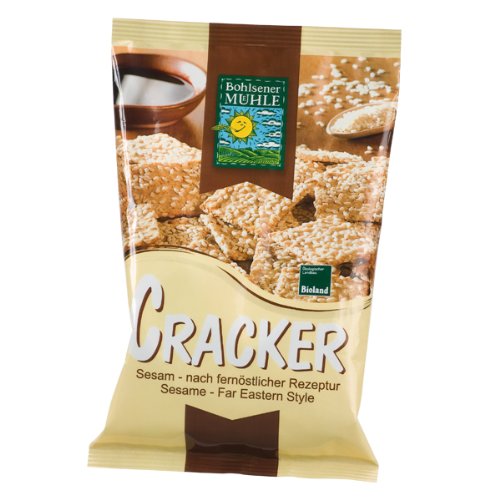 Bohlsener Mühle Cracker Sesam nach fernöstlicher Rezeptur, 2er Pack (2 x 125 g P