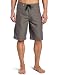 Hurley Men's Current Embroidered Boardshort, Graphite, 33