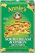 Annie's Homegrown Bunnies Baked Snack Crackers, Sour Cream and Onion, 7.5-Ounce Boxes (Pack of 12)