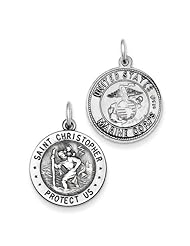 SS St. Christopher Reversible US Marine Corp Medal. Metal Wt- 2.13g