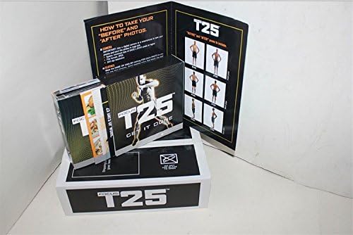 Shaun Ts T25 Fitness Workout COMPLETE SET Alpha/Beta With Resistance Band Gym Weight Loss