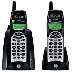 Click here to buy GE Cordless 2.4Ghz 27831FE2 Phone with Dual Handsets and Call Waiting Caller ID - Black by General Electric.