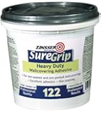 Rust-Oleum 69384 1-Quart Suregrip 122 Heavy Duty Clear Strippable Wallpaper Adhesive