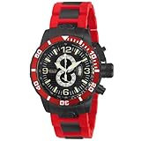 Invicta Men's 6601 Corduba Collection Red Chronograph Stainless Steel Watch