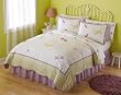 Dragonfly Butterfly Full / Queen Size Quilt with 2 Shams
